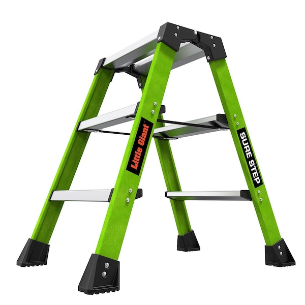 Little Giant Ladders Little Giant Sure Step 25.98 in. H X 11.8 in. W X 8 in. D 375 lb. capacity 3 step Resin Step Stool 11953 - main